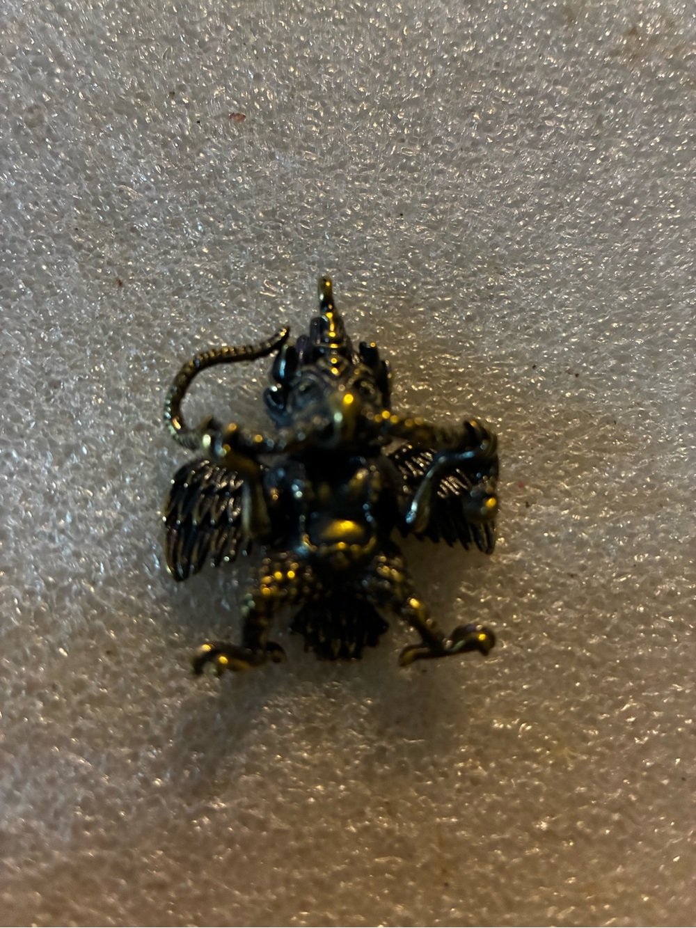 Antique brass Buddhism pendent